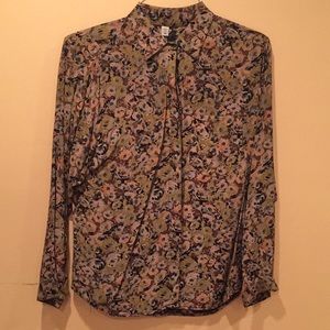 Vintage Floral Blouse